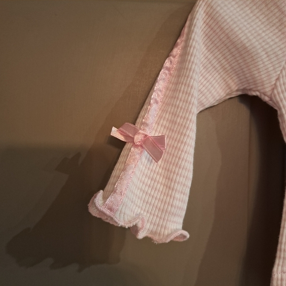 Starting Out 6 months shirt with matching jean embroidered overalls New - Picture 7 of 9